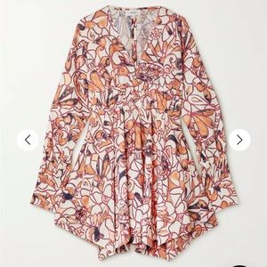 A.L.C. SALINA LINEN MINI DRESS